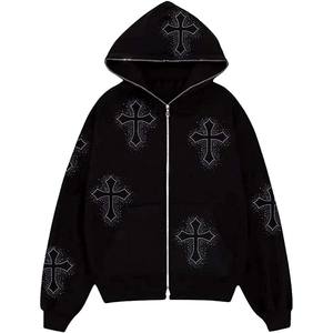 Sweat-shirt à capuche entièrement zippé pour homme, veste légère en polaire chaude, décontractée pour tous les jours - Product Image 2