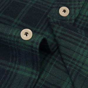 Chemise en flanelle la plus vendue avec doubles poches poitrine, respirante, chaude pour l'hiver, grande taille, boutonnée, à carreaux tendance, faible MOQ - Product Image 1