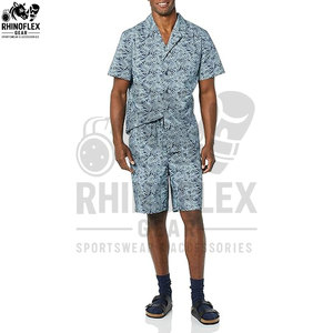 Conjuntos de camisa de manga corta y pantalones cortos de verano, conjuntos casuales de moda para hombre, diseño libre, logotipo personalizado, conjuntos cortos. - Product Image 5