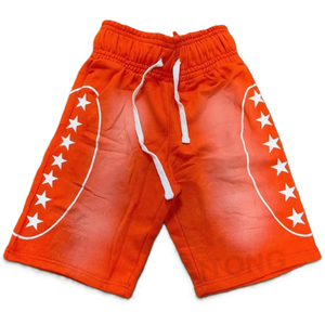 Pantalon en molleton de coton personnalisé de haute qualité pour enfants, longueur genou, imprimé sérigraphié, délavé au soleil, OEM, délavé à l'acide, avec strass - Product Image 2