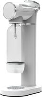 SUDEX Machine à eau gazeuse portable de bureau en plastique froid 1L pour usage domestique et commercial, alimentation gaz/manuelle, garantie 1 an