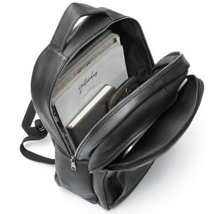 Mochila Ejecutiva de Cuero Genuino Premium, Bolsa para Portátil de 15.6 Pulgadas, Impermeable, para Viajes, para Hombre - Product Image 2