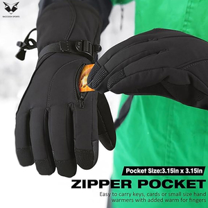 2026 Waterproof Premium Quality With Best Supplier Highland Quality OEM ODM Service Heated Waterproof Breathable <b>Ski</b> <b>Gloves</b> - Product Image 5
