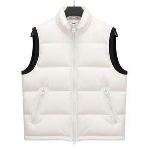 Custom Men's Insulated Waterproof Puffer <b>Vest</b> Winter Quilted Sleeveless Outdoor Casual <b>Utility</b> Waistcoat Jacket - Product Image 1
