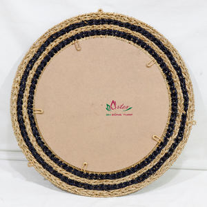 Artex Dong Thap Miroir en bambou fait main Décoration murale rustique avec finition naturelle Vietnam - Product Image 2
