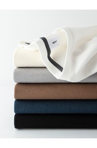 T-shirt décontracté ample à col rond en tissu gaufré, manches courtes, design uni, broderie personnalisée avec logo, prix usine Chine-Bangladesh - Product Image 4