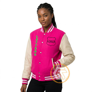 Tesoros Griegos Personalizados Alpha |   Chaqueta Varsity Bordada de Algodón Kapa, de Alta Calidad, Transpirable y de Secado Rápido para Mujer - Product Image 2