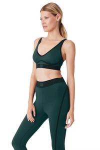 Ensemble 2 pièces OEM pour femme, rayé, respirant, taille haute, effet push-up, pour le sport, le fitness et le yoga - Product Image 2
