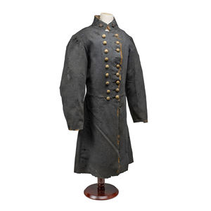 Abrigo estilo faldón americano de reproducción histórica, abrigo largo de lana de herencia americana. - Product Image 2