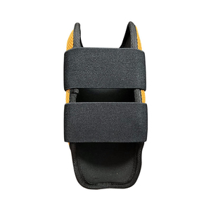 Protège-coudes et genouillères personnalisables avec logo brodé pour arts martiaux, en tissu polyester maillé confortable, avec système de fixation par tirette pour la protection des bras - Product Image 4