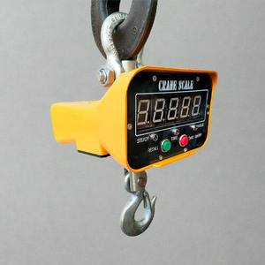 Báscula digital industrial para grúas con pantalla LED y gancho de suspensión de alta resistencia para pesaje aéreo e inventario de almacén - Product Image 2