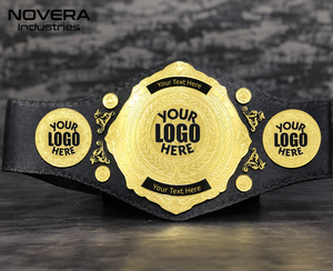 Cinturón de Campeonato de Metal Personalizado de Alta Resistencia para Lucha Libre, Judo, Karate, Taekwondo, Jiu Jitsu, Grappling, Artes Marciales, Trofeo para Ganadores - Product Image 4
