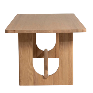 Mesa de Comedor de Madera Maciza Natural, Forma Rectangular, Mesa de Madera para Cenar, Muebles para el Hogar, Hotel, Apartamento y Restaurante - Product Image 6