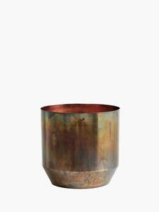 Jarrón Alto de Piso Blanco Texturizado Hecho a Mano, Estilo Japandi, Jarrón Metálico Extra Grande, Jarrón Grande con Bolas Apiladas para Decoración Minimalista y Eventos - Product Image 2