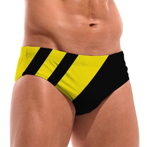 Shorts de bain pour hommes, antibactériens, respirants, taille élastique, style décontracté, 100% polyester, séchage rapide - Product Image 1