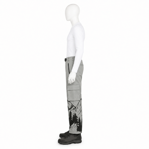 Pantalones de Snowboard Impermeables para Hombre y Mujer, Pantalones de Esquí con Estampado de Montaña, Pantalones Cargo de Invierno, Resistentes al Viento, Térmicos, para Deportes al Aire Libre, Equipo para la Nieve - Product Image 2