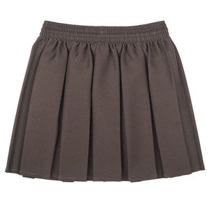 Minifalda Plisada para Mujer, Color Azul Marino Sólido, Cintura Elástica, Cómoda para Usar en Todas las Estaciones - Product Image 5