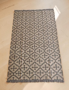 Handmade Wool Kilim <b>Rug</b> Gray Geometric Flat Weave Tribal <b>Boho</b> Style Custom Size HARI ENTERPRISES HE412 Living Room & Bedroom <b>Rug</b> - Product Image 6