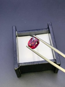 Gema de Granate Natural Suelta, Corte Ovalado Rojo Intenso, Calidad Fina, Piedra de Nacimiento de Enero, Suministro para Joyería - Product Image 4