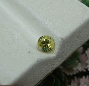 Zafiro verde azulado de corte brillante, piedra preciosa suelta para la fabricación de joyas, 4.5x4.5x4 mm, 0.66 quilates, piedra preciosa suelta - Product Image 4