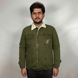 Veste en jean décontractée pour homme de haute qualité, style hip-hop, avec motif lettres, pour l'hiver - Product Image 4