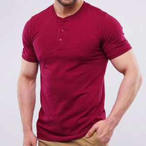 Camiseta Deportiva Casual de Verano de Secado Rápido con Botones y Logotipo Personalizado, Camiseta Deportiva de Manga Corta de Tela Tejida de Color Sólido - Product Image 1