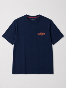 Camiseta Casual Premium de Algodón Tejido de 290 GSM, Gruesa, Transpirable, Antiarrugas, con Estampado Personalizado Delantero y Trasero - Product Image 1