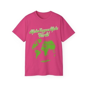 Nuevas Camisetas de Verano para Mujer, Estilo Sorority, de Algodón Suave y Transpirable, con Estampado de Logotipo Rosa y Verde, Manga Corta, 2026 - Product Image 1