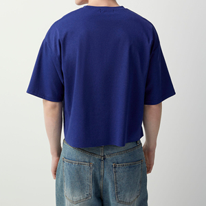 Camisetas Modernas para Hombre, Corte Recortado, Manga Corta, Tejido Transpirable, Ajuste Elegante, Perfectas para Entrenamientos de Verano - Product Image 4