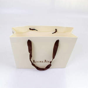 Bolsas Tejidas de Algodón Orgánico con Logotipo Personalizado, Bolsas de Embalaje Ligeras Resistentes a la Humedad con Estampado en Caliente para Accesorios para el Cabello - Product Image 2