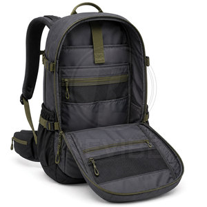 REVIBE Hiking <b>Backpack</b> 30-40L Waterproof Nylon Lightweight Outdoor Camping Sport Rectangular Soft Shell Arcuate Shoulder Strap - Product Image 5