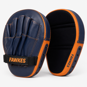 Fawkes Boxing Target <b>Pads</b> Cowhide Leather Durable Training Gear <b>Cheap</b> Price Wholesale Rate Breathable Custom Comfortable & Soft - Product Image 2