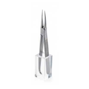 Pinzas Quirúrgicas Oftalmológicas de Punta Curva Micro, Instrumento de Alta Precisión de Acero Inoxidable para Uso Clínico - Product Image 3