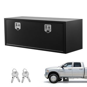 Heavy Duty HDPE Underbody Truck Tool <b>Box</b> 48 X 18 X 18 Inch Waterproof <b>Trailer</b> Storage with Lock Keys - Product Image 1