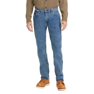 Jeans classiques pour hommes, nouveau design 2025, denim délavé, broderie personnalisée, logo imprimé, patchwork coloré, vente en gros, mode - Product Image 1