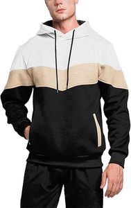 Ensemble de survêtement pour homme, 2 pièces, sweat-shirt à capuche décontracté et pantalon de jogging, tenue de sport - Product Image 2