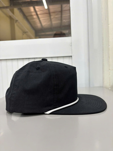 Adjustable Logo 5-Panel <b>Flat</b> Brim Quick Dry Cotton Nylon Snapback <b>Hat</b> Sports Outdoor Activities Fishing Camping Made in Vietnam - Product Image 5