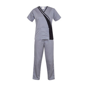 Wholesale Custom Women's Medical Scrub <b>Set</b> V-Neck Nurse Uniform Professional Hospital <b>Doctor</b> Dental Workwear Breathable Suits - Product Image 1