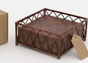 Porta Servilletas de Alambre Metálico Hecho a Mano, Elegante Accesorio de Mesa para la Cena, Perfecto para Uso en Hoteles y Restaurantes - Product Image 5