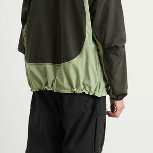 Chaqueta Deportiva Personalizada con Bloques de Color, Tejido Técnico, Cierre Completo, para Hombre, Cortavientos de Nailon con Capucha y Bordado - Product Image 3