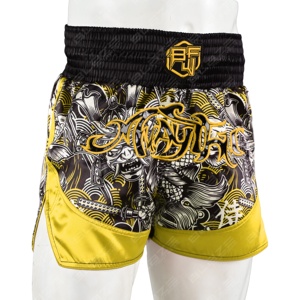 กางเกงขาสั้นสำหรับต่อสู้ Blaze ดีไซน์แบบพรีเมียมสำหรับมวยไทยกางเกง MMA แบบออกแบบโลโก้ได้ตามต้องการผ้าโพลีเอสเตอร์100% ระบายอากาศได้ดีแห้งเร็ว - Product Image 2