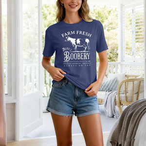 Camisetas de Maternidad Personalizadas para Mujeres Embarazadas, Holgadas, de Verano, Manga Corta, Cuello Redondo, Cómodas, para Lactancia - Product Image 5