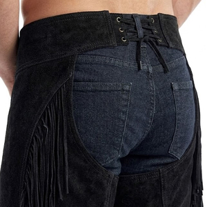 Premium Grade Suede Western Horse <b>Riding</b> <b>Chaps</b> Full Coverage Legwear Customized Pattern Expert Leather Craft Supplier - Product Image 5