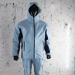 2026 Custom Men Tracksuit Set Fleece Lined 300GSM Cotton Blend Gym Sport Wear Hoodie <b>Jogger</b> Two Piece Training Suit finerthreds - Product Image 1