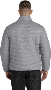 Custom Men Reflection Puffer Jacket Windproof Thermal Insulated Winter Bubble <b>Coats</b> Factory Price - Product Image 6