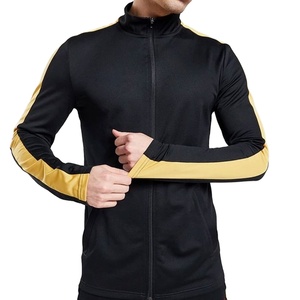 2025 Custom Logo Men's Winter Sports Windbreaker Tracksuit Printed Solid <b>Pattern</b> Breathable Quick Dry Jogging Training Wear - Product Image 2