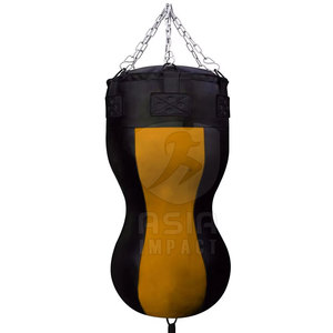 Sac de frappe professionnel à remplissage élevé avec design absorbant les chocs pour la boxe, le kickboxing, le MMA et l'entraînement en arts martiaux - Product Image 5