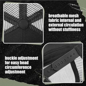 Gorra Trucker Personalizada, Paquete de Colores Surtidos, Paneles Frontales de Poliéster Twill, Parte Trasera de Malla Negra, Visera Precurvada de 6 Paneles, Suministro B2B OEM - Product Image 4