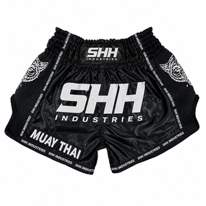 SHH Custom Muay Thai Shorts Men Boxing Kickboxing Fight Shorts Satin Training Wear Custom Logo OEM ODM Wholesale Sportswear - Product Image 1