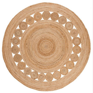 High Quality Interior <b>Seagrass</b> <b>Rug</b> Carpet for Living Room and Decor Bedroom Woven Boho OEM Designs Customized Handmade - Product Image 6